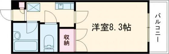 第2中福ビルの間取り画像