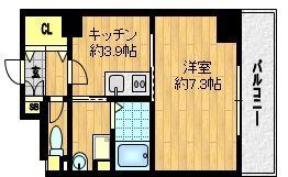 ヴァンヴェルデ西京極の間取り画像