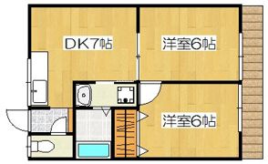 神宮ハイツの間取り画像