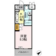 CINZA若林の間取り画像