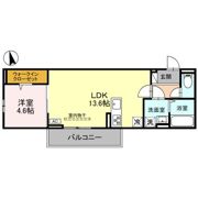 D-ROOM大橋町の間取り画像