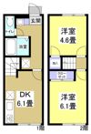 パレス東名Ⅳの間取り画像