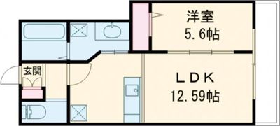 maison westの間取り画像