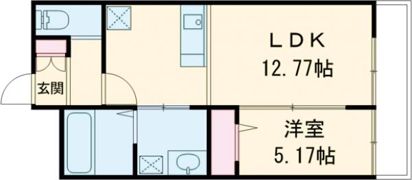 高槻市西五百住町共同住宅新築の間取り画像