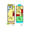 テラスハウス若林の間取り画像