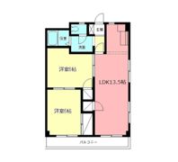 ハイツ城山の間取り画像