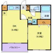 ベルシティ二本杉の間取り画像