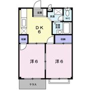 セピアハイツアラキAの間取り画像