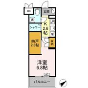 CINZA若林の間取り画像