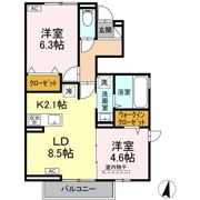 ステラ A棟の間取り画像