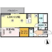 D-ROOM三萩野の間取り画像
