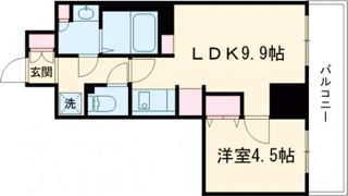 TOPAZ江坂の間取り画像