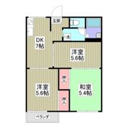 オークハイツの間取り画像