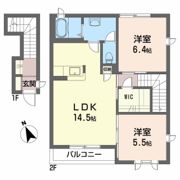 シャーメゾンエピナール D棟の間取り画像