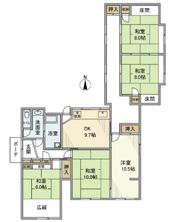 裏宿町戸建の間取り画像