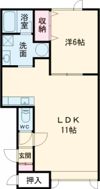 パリティーの間取り画像