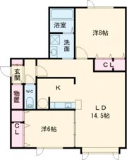 イリス25の間取り画像