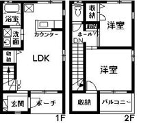 ウィル Aの間取り画像