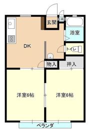 パナハイツ南幅Bの間取り画像