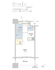 エンクレスト博多駅東Ⅱの間取り画像
