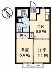 フレグランス佐野の間取り画像