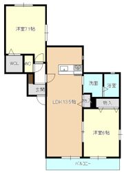 クレール宮前の間取り画像