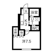 ソワサントセーズ長田町Iの間取り画像