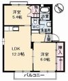Verdure B棟の間取り画像