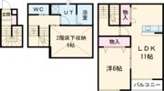 ブルージーン A棟の間取り画像