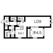 TH-Maison豊田細谷町(ティーメゾントヨタホソヤチョウ)の間取り画像