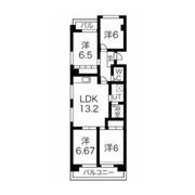 ラビアン名東の間取り画像