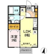 アタラクシア Bの間取り画像