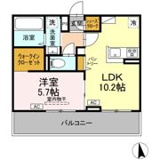 トリシア南俣 イーストの間取り画像