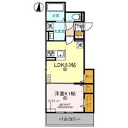 GRAMM京都紫竹 A棟の間取り画像