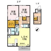RIN上島田の間取り画像