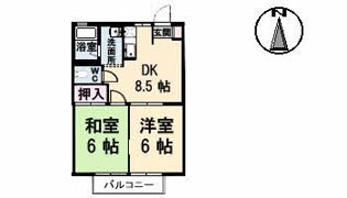 ヴィレッジ高島 A棟の間取り画像