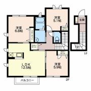 K．Tタウン Cの間取り画像