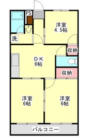 パストラル昭島の間取り画像