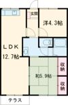 ガーデンハイツ緑ケ丘Dの間取り画像