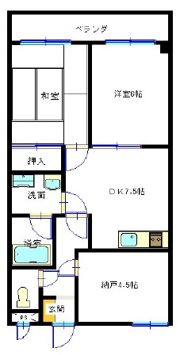 リバティープラザ長町の間取り画像