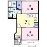 コンチェルト Bの間取り画像