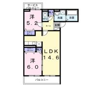 万博ハイステージの間取り画像