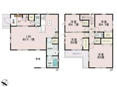 クレイドルガーデンさいたま市浦和区皇山町第2 1号棟の間取り画像