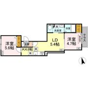 セレスティア西ケ原の間取り画像