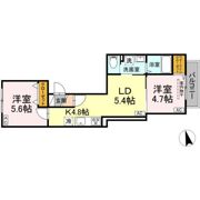 セレスティア西ケ原の間取り画像