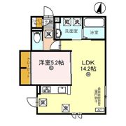 D-ROOM和歌山黒田Ⅱの間取り画像