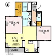 D-ROOM和歌山黒田Ⅱの間取り画像