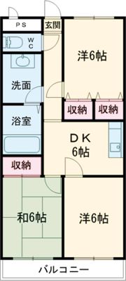 ハイツルピナスの間取り画像