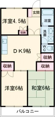 ソレイユ綾羅木の間取り画像