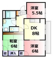 ディアス川内B棟の間取り画像
